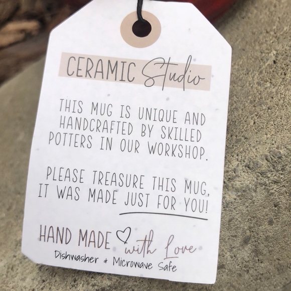 Handcrafted Ceramic Glazed Mug - Picture 6 of 6